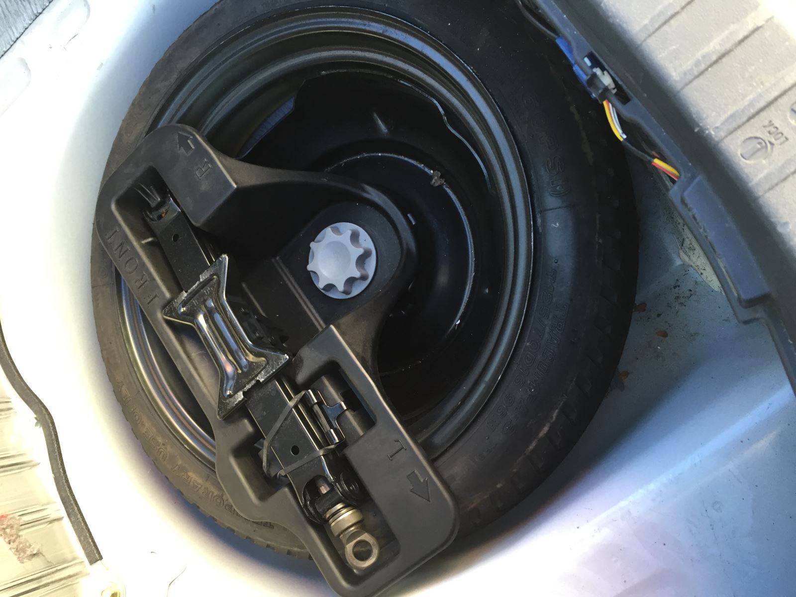 Spare Tire with Jack